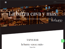 Tablet Screenshot of la-barra.de